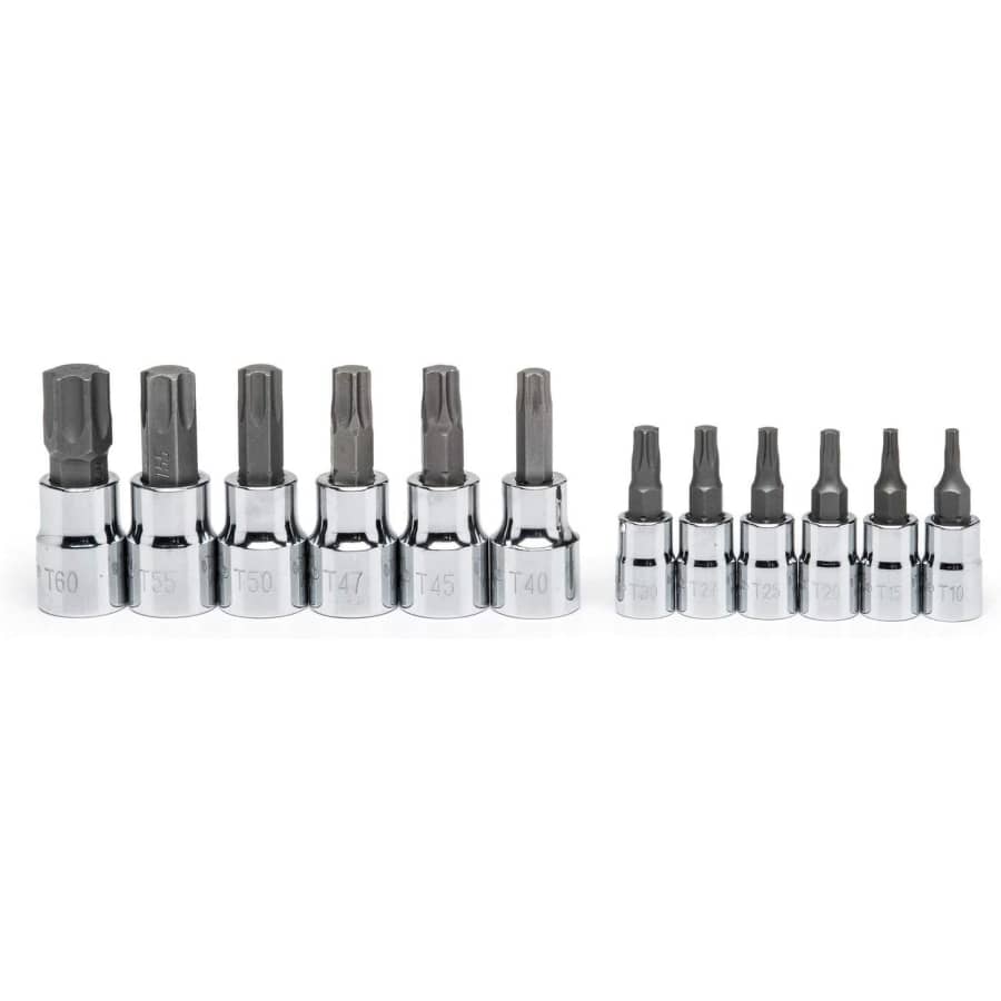 Crescent 12-Piece 1/4" & 3/8" Drive Torx Bit Socket Set for $14