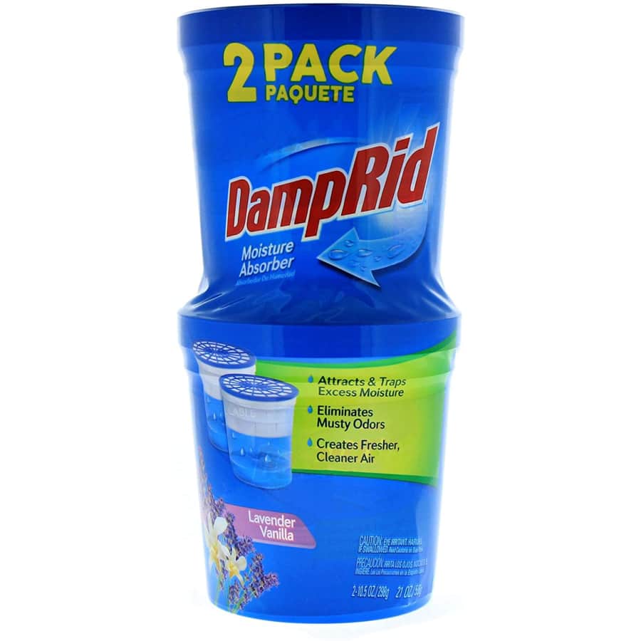 DampRid Moisture Absorber 2-Pack for $4 DampRid Moisture Absorber 2-Pack for $4