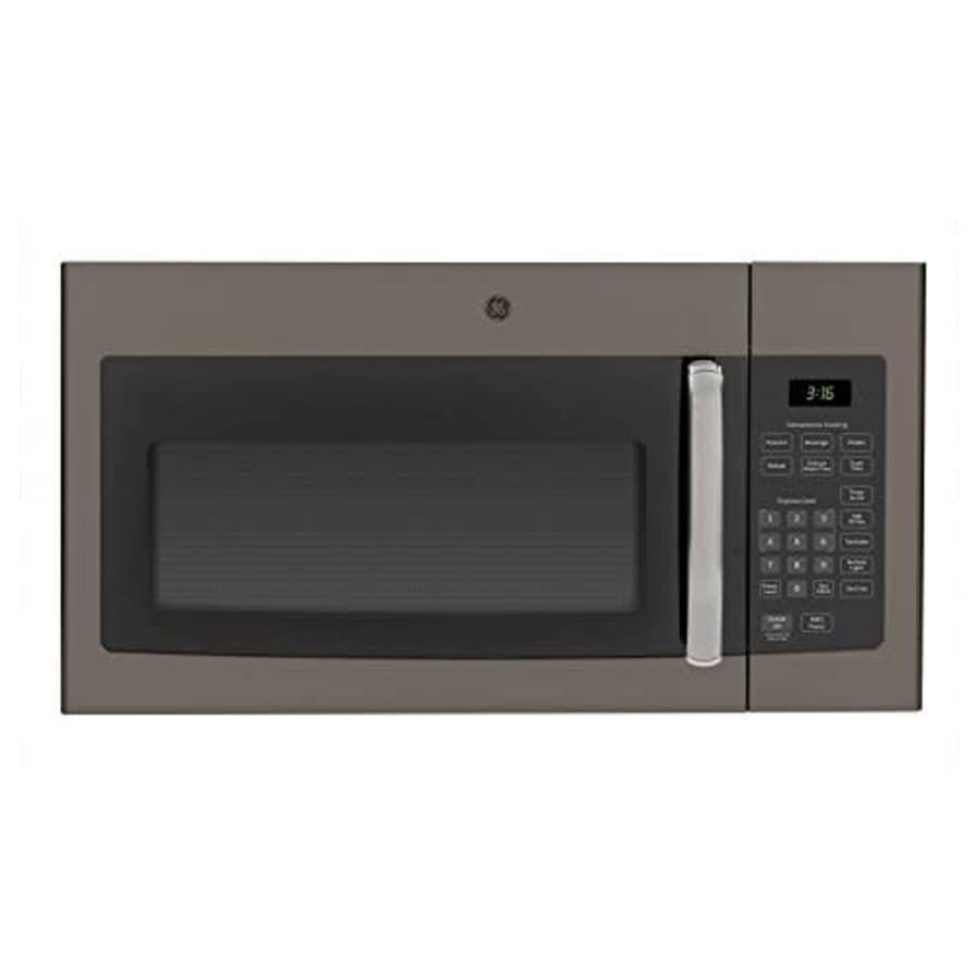 JVM3160EFES over-the-range microwave oven in slate for $370