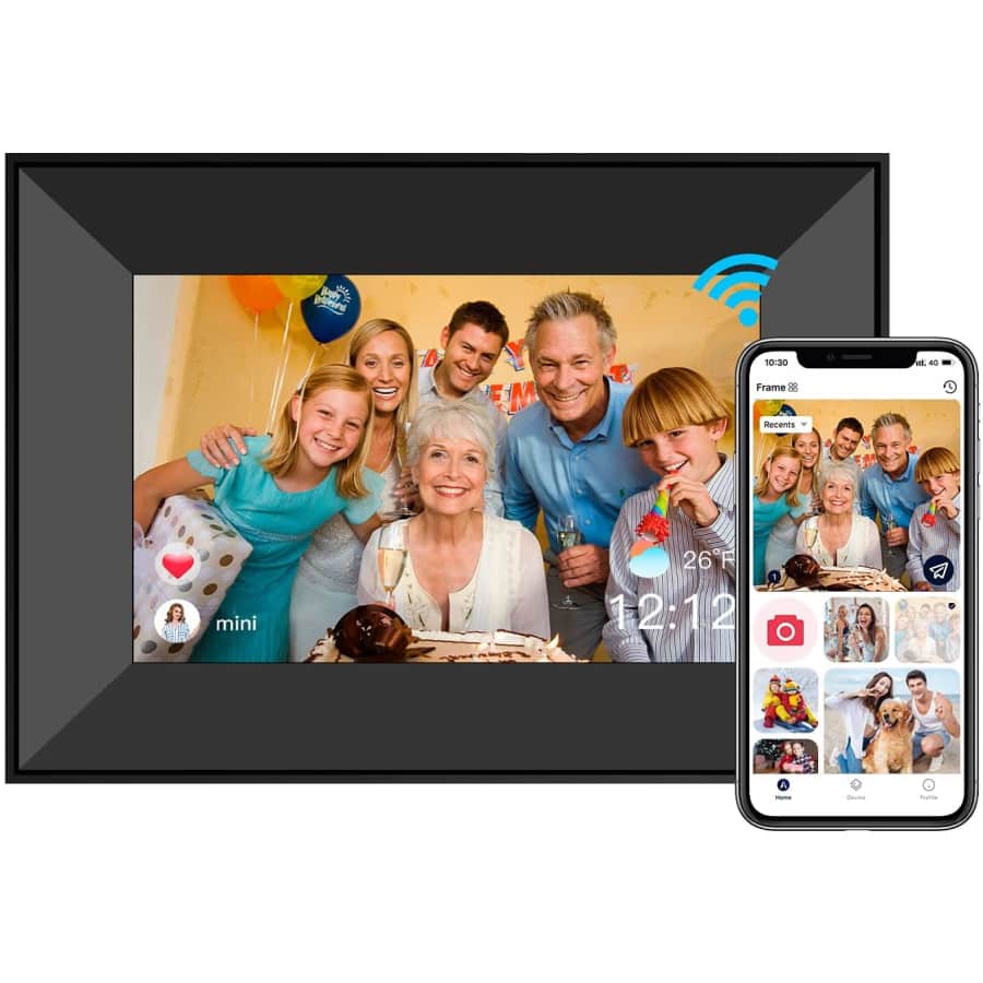Dreamtimes 8" WiFi Digital Photo Frame for $56