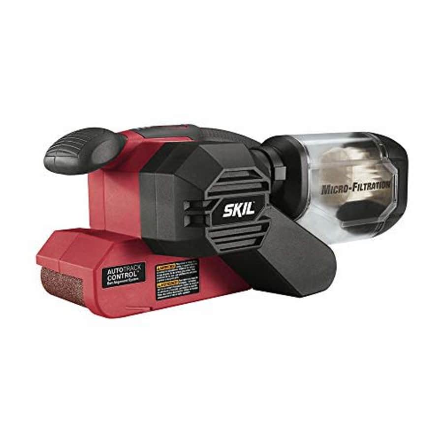 SKIL 7510-01 Sandcat 6 Amp 3-Inch x 18-Inch Belt Sander with Pressure Control for $38 SKIL 7510-01 Sandcat 6 Amp 3-Inch x 18-Inch Belt Sander with Pressure Control for $38
