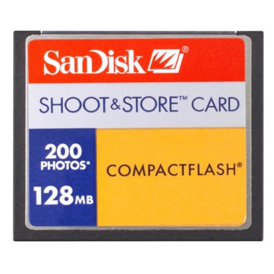 Sandisk 128MB Shoot and Store Cf Card for $20