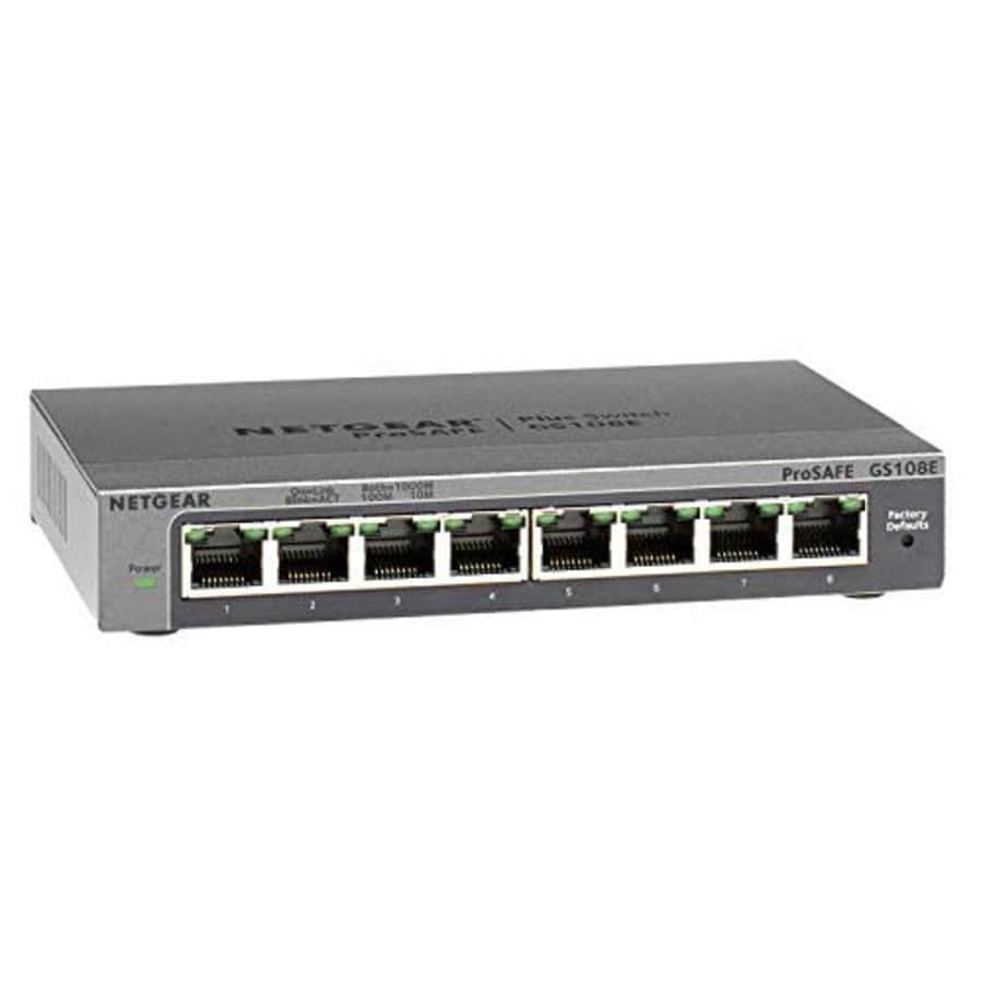 Netgear GS108E-300UKS ProSAFE Plus Gigabit Switch for $74
