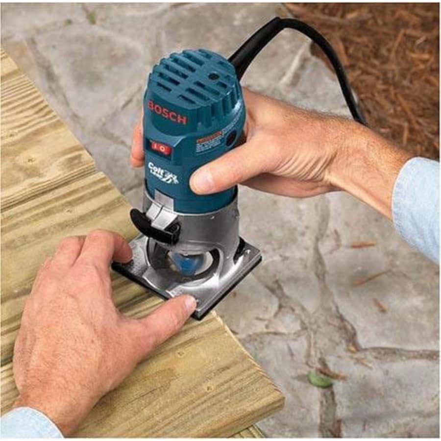 Bosch PR20EVSK-RT Colt Palm Grip 5.7 Amp 1-Horsepower Fixed Base Variable Speed Router with Edge for $90 Bosch PR20EVSK-RT Colt Palm Grip 5.7 Amp 1-Horsepower Fixed Base Variable Speed Router with Edge for $90