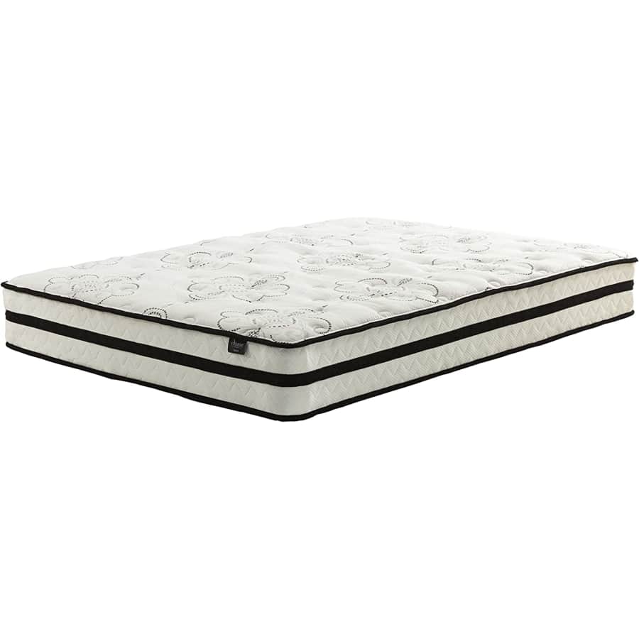 Signature Design by Ashley Chime 10" Medium Firm Hybrid Queen Mattress: $250 Signature Design by Ashley Chime 10" Medium Firm Hybrid Queen Mattress: $250