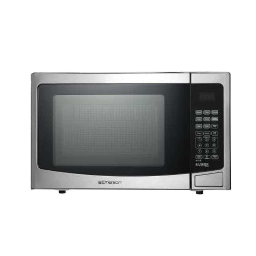 Emerson Radio MWI1212SS 1.2 Cu. Ft. 1000W Microwave Oven with Inverter Technology Stainless Steel for $120 Emerson Radio MWI1212SS 1.2 Cu. Ft. 1000W Microwave Oven with Inverter Technology Stainless Steel for $120