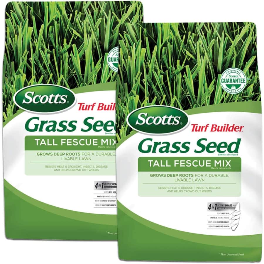Scotts Turf Builder Grass Seed Tall Fescue Mix 7-lb. Bag 2-Pack for $69