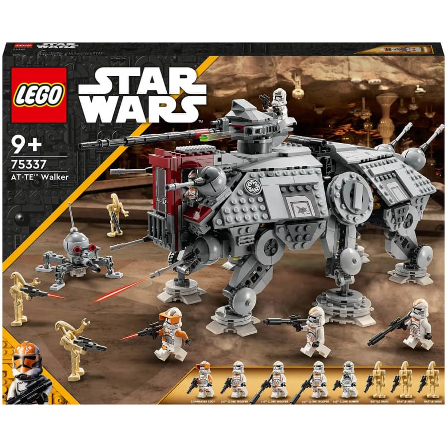 LEGO Star Wars AT-TE Walker Set with Droid Figures for $112