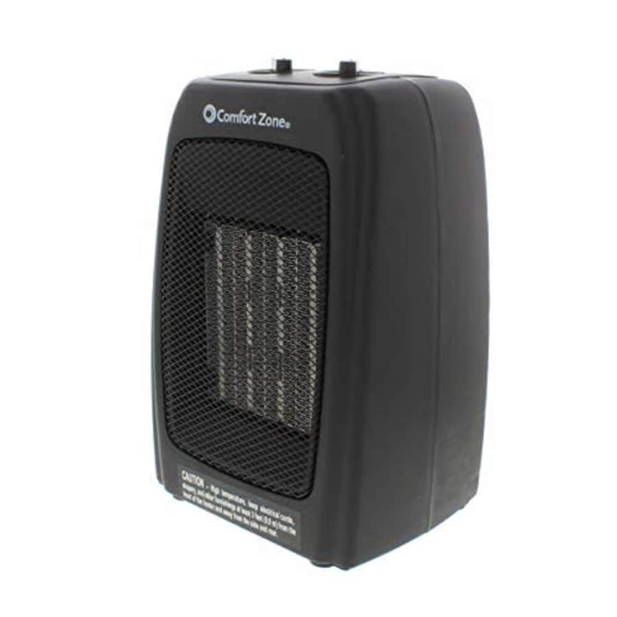 Comfort Zone CZ442 Heater/Fan, Ceramic W/Thermo & Fan, Black for $43