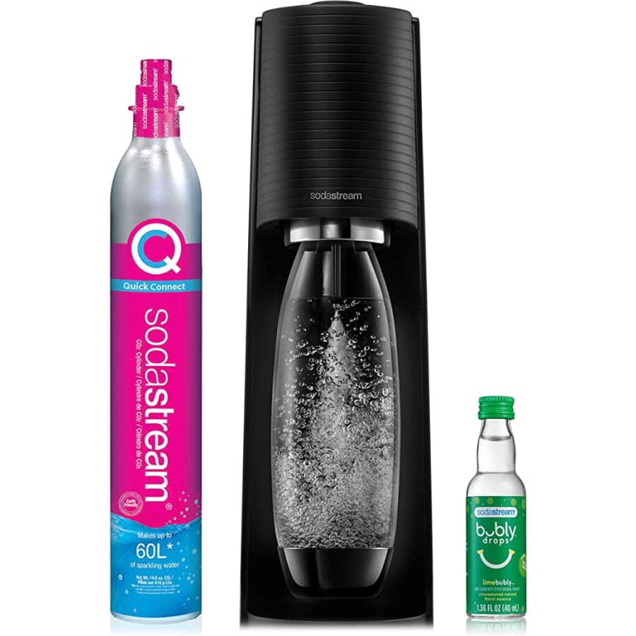 SodaStream Terra Sparkling Water Starter Kit for $60 SodaStream Terra Sparkling Water Starter Kit for $60