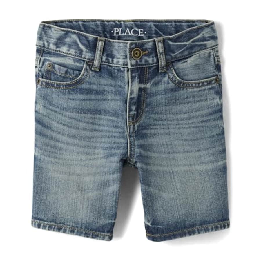 The Children's Place Boys' Denim Shorts, Penn Wash, 8 for $14 The Children's Place Boys' Denim Shorts, Penn Wash, 8 for $14