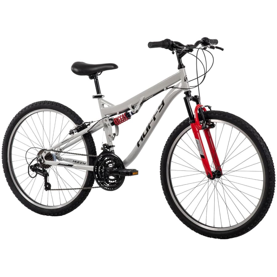 Huffy Men's 26" Stone Mountain 21-Speed Dual Suspension Mountain Bike for $230 Huffy Men's 26" Stone Mountain 21-Speed Dual Suspension Mountain Bike for $230