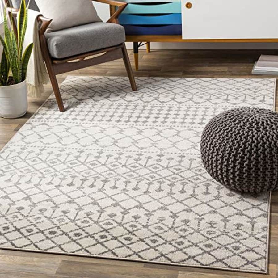 Artistic Weavers Elsie Global Bohemian Area Rug,5'3" x 7'3",Khaki/Gray for $107