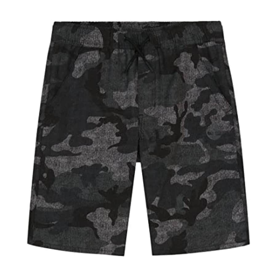 Timberland Boys' Amphibian 2-Way Stretch Pull-On Shorts, Castlerock Big Camo, 14-16 for $19