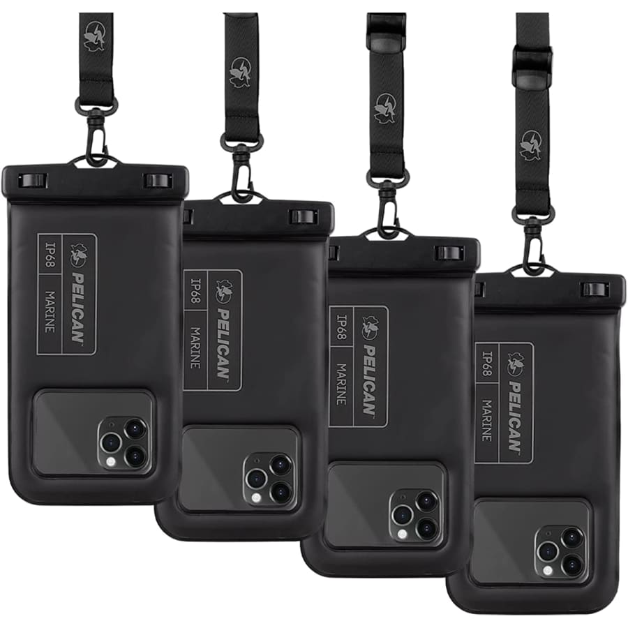 Pelican Marine Floating Waterproof Phone Pouch 4-Pack for $50