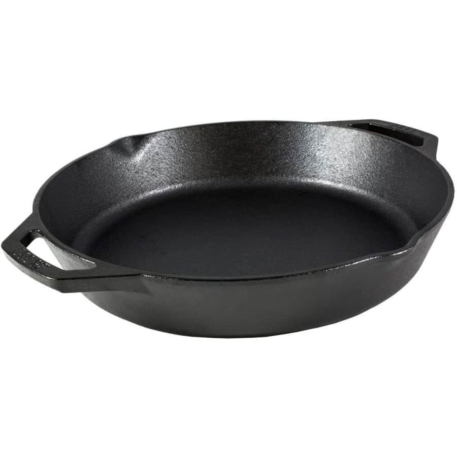 Lodge 12" Cast Iron Dual Handle Pan for $25 Lodge 12" Cast Iron Dual Handle Pan for $25