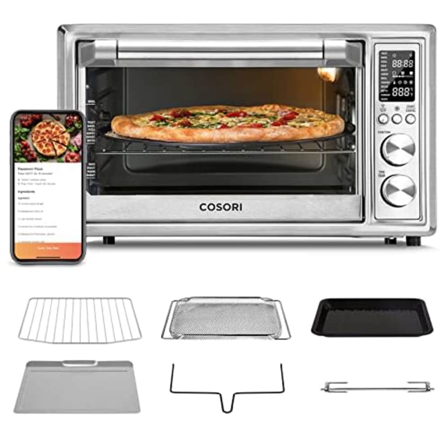 COSORI Air Fryer Toaster, 12-in-1 Convection Countertop Oven 32QT XL Large Capacity, Rotisserie, for $200 COSORI Air Fryer Toaster, 12-in-1 Convection Countertop Oven 32QT XL Large Capacity, Rotisserie, for $200