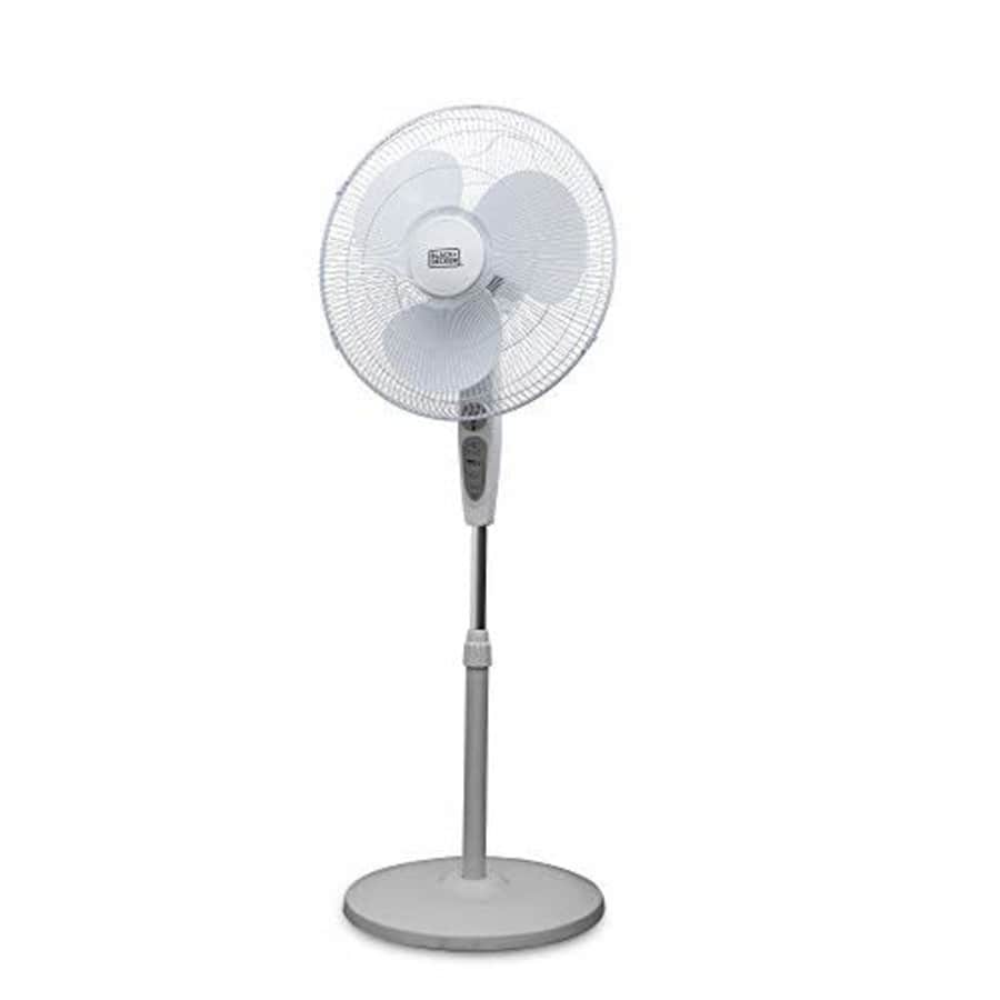 BLACK+DECKER 18-Inch, Stand Fan with Remote, White for $50