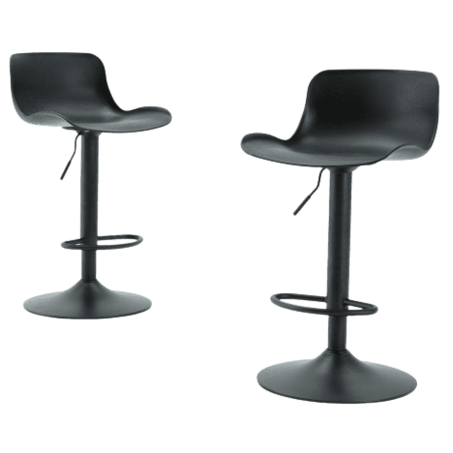 Harper & Bright Designs Low-Back Bar Stool 2-Pack for $143