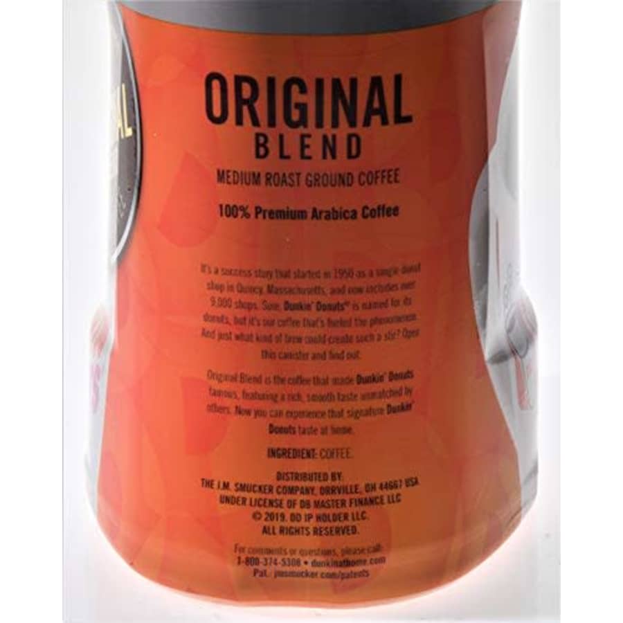 Dunkin Donuts Dunkin' Donuts Original Blend Ground Coffee Medium Roast Net Wt (45 Oz), Original Blend, 45 Oz for $27