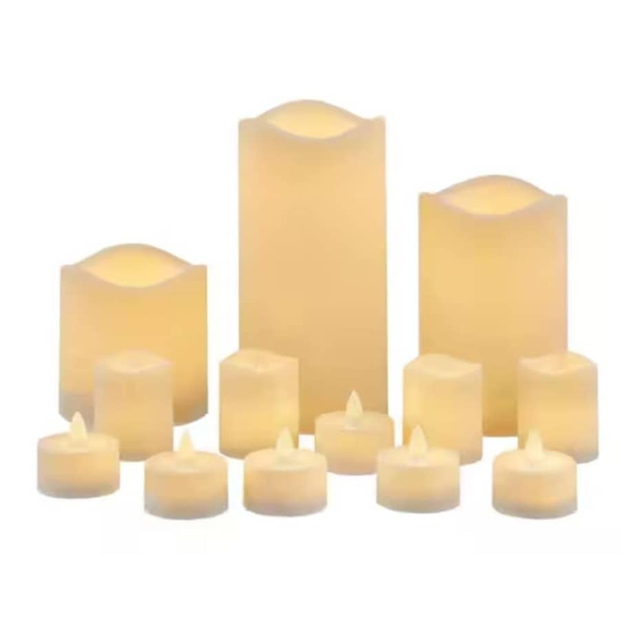 Hampton Bay 13-Piece Outdoor LED Candle Set for $8 Hampton Bay 13-Piece Outdoor LED Candle Set for $8