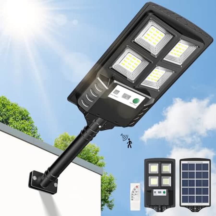 Okpro LED Solar Flood Light for $30