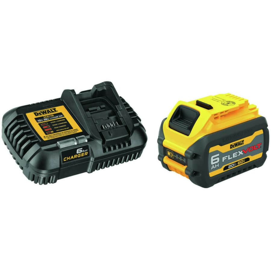 DeWalt FlexVolt 20V/60V Max Lithium-Ion 6.0Ah Battery Pack w/ Charger: $249 + free tool