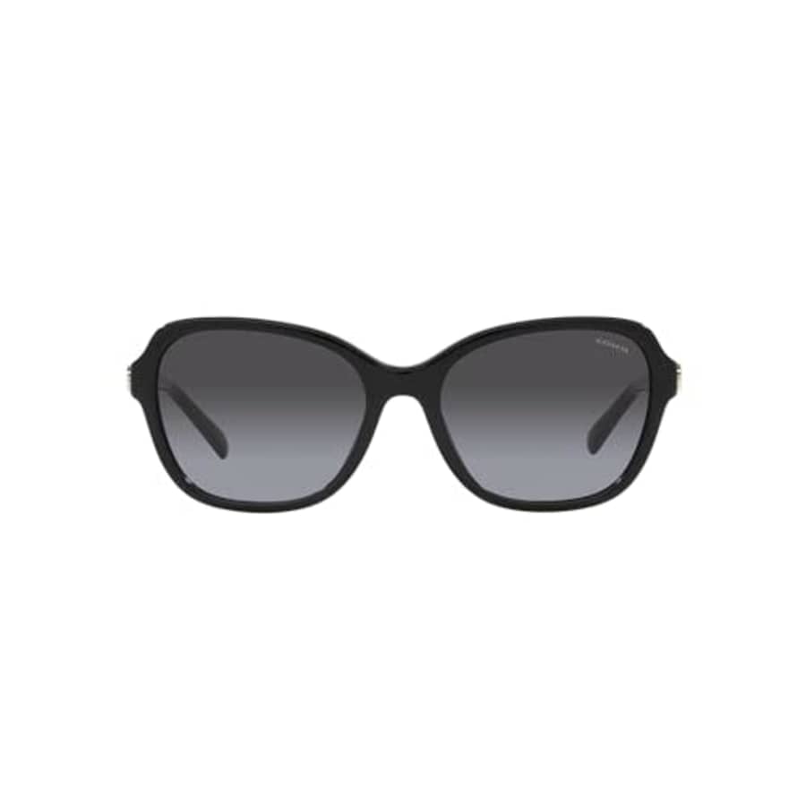 Coach HC8349U Universal Fit Sunglasses, Black/Grey Gradient, 56 mm for $165 Coach HC8349U Universal Fit Sunglasses, Black/Grey Gradient, 56 mm for $165