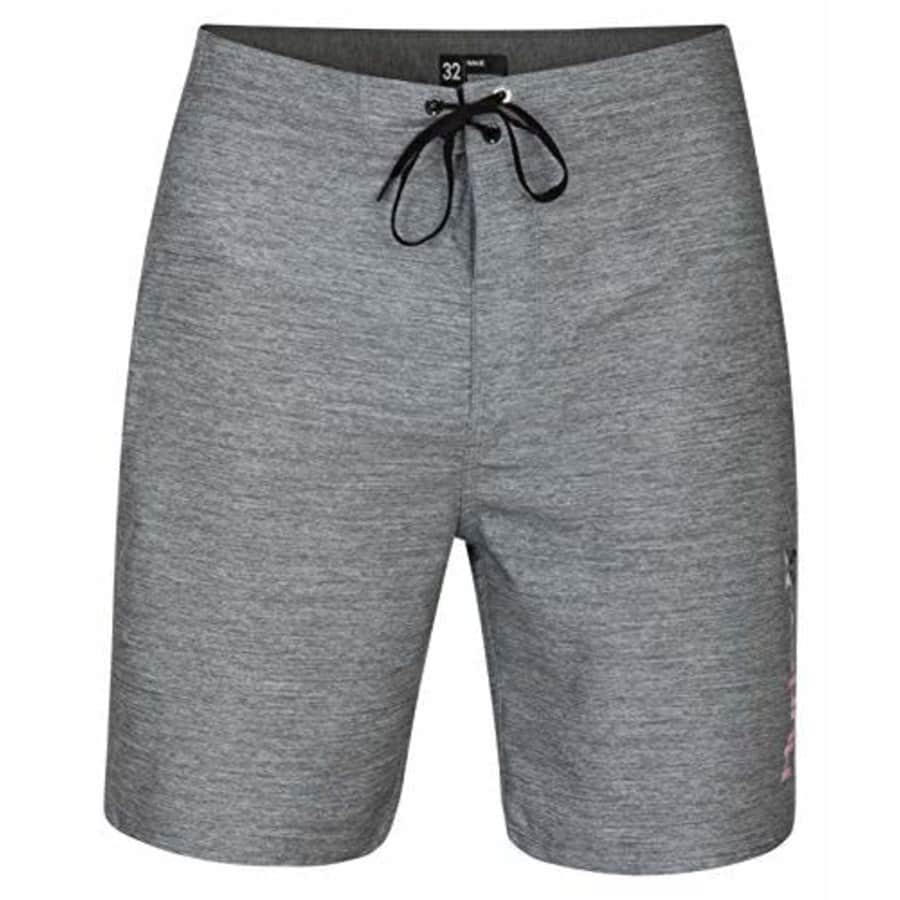 Hurley Men's Wayfarer 20" Inch Swim Short Boardshort, Smoke Grey, 32 for $36