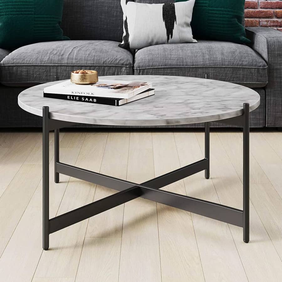 Nathan James Piper Faux Marble Coffee Table for $125