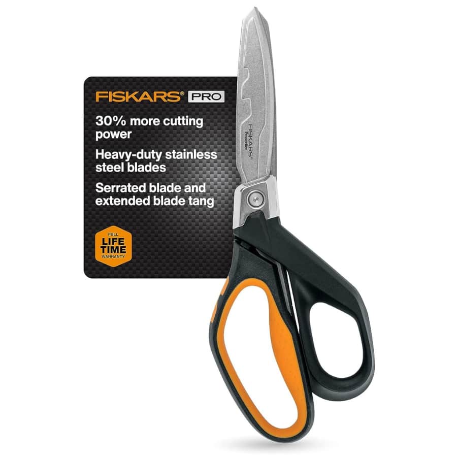 Fiskars Pro PowerArc 10" Heavy Duty Shears/Scissors for $20