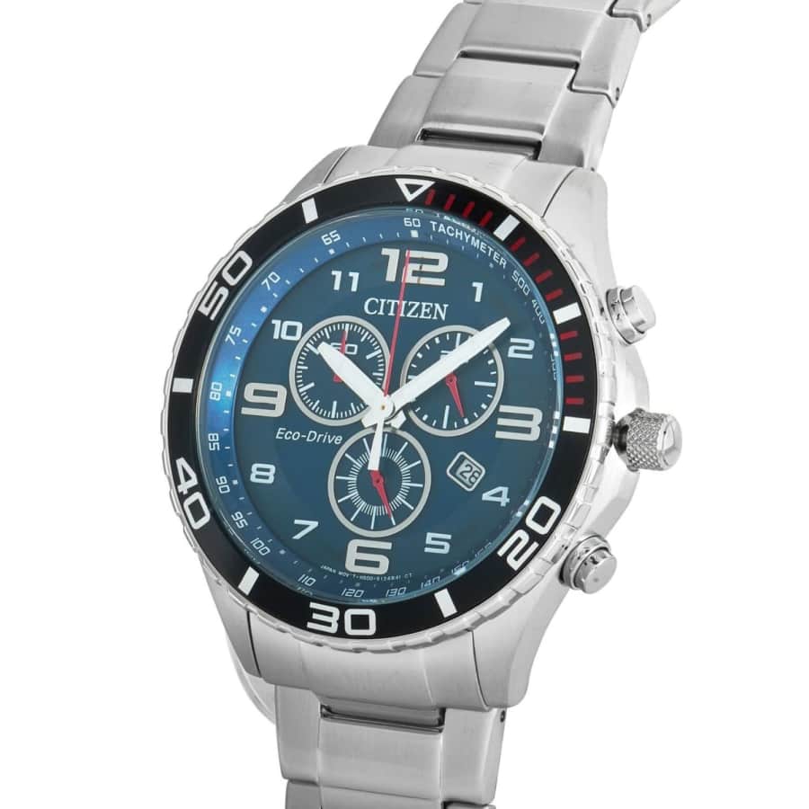 Citizen Men's Eco-Drive Chronograph Watch for $129