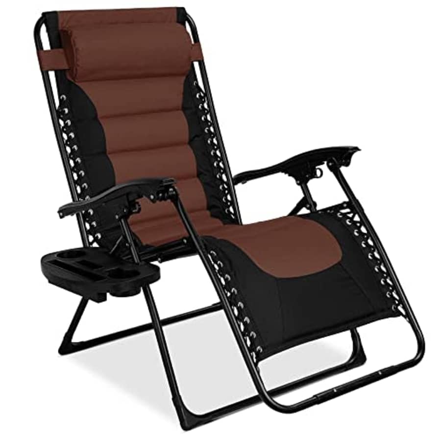 Best Choice Products Oversized Padded Zero Gravity Chair, Folding Outdoor Patio Recliner, XL Anti for $90 Best Choice Products Oversized Padded Zero Gravity Chair, Folding Outdoor Patio Recliner, XL Anti for $90