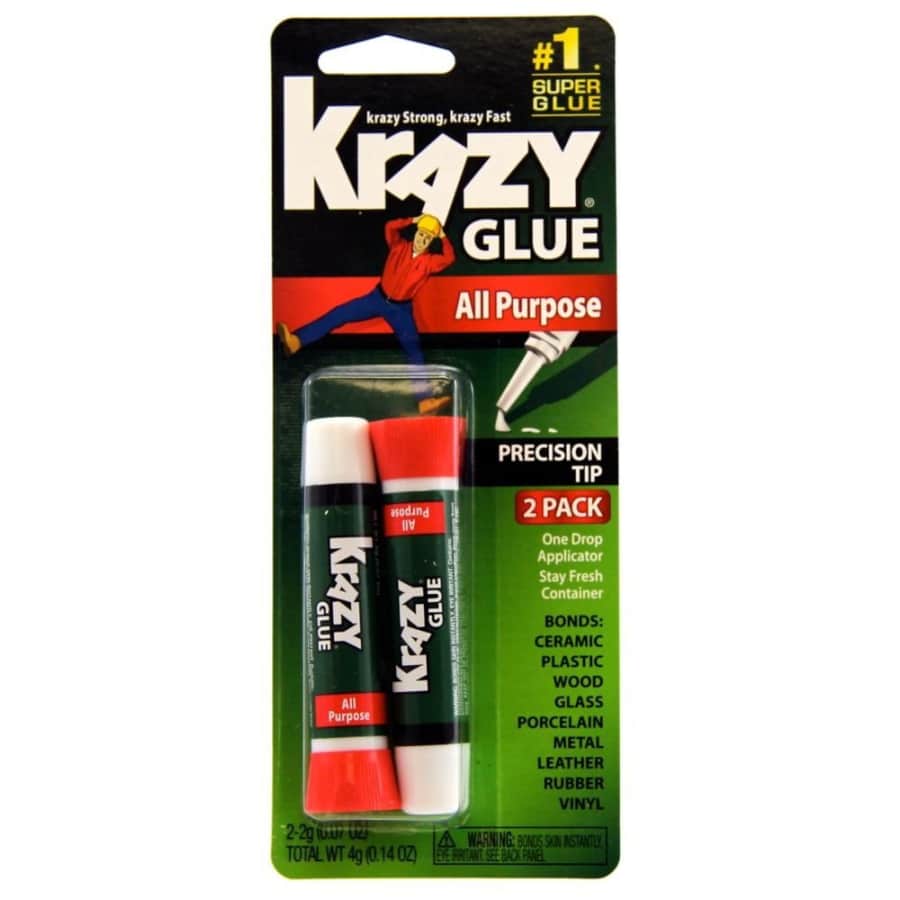 Krazy Glue All Purpose Super Glue 2-Pack for $2 Krazy Glue All Purpose Super Glue 2-Pack for $2