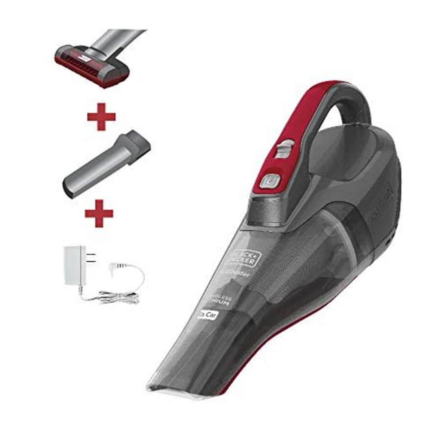 BLACK+DECKER dusbuster Handheld Vacuum for Car, Cordless, Gray (HLVB315JA26) for $46