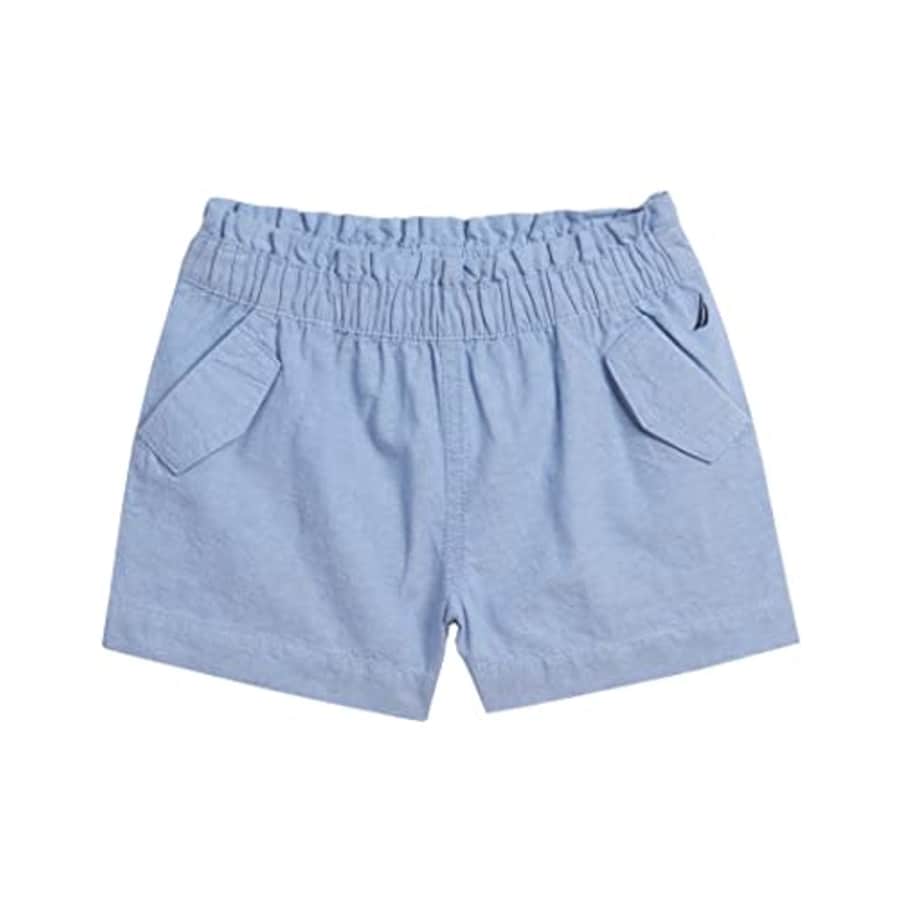Nautica Girls' Pull-On Lightweight Chambray Shorts, XLT Chambray, 2T for $15 Nautica Girls' Pull-On Lightweight Chambray Shorts, XLT Chambray, 2T for $15