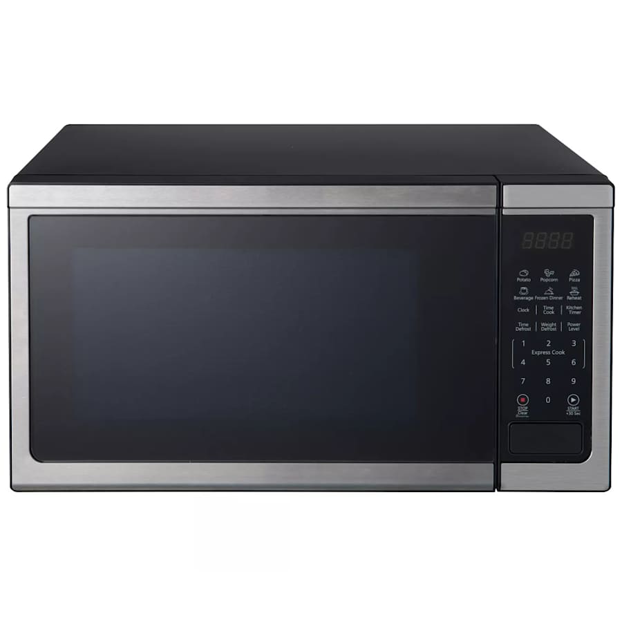 Oster 1.1-Cu. Ft. 1000W Stainless Steel Microwave for $50 Oster 1.1-Cu. Ft. 1000W Stainless Steel Microwave for $50