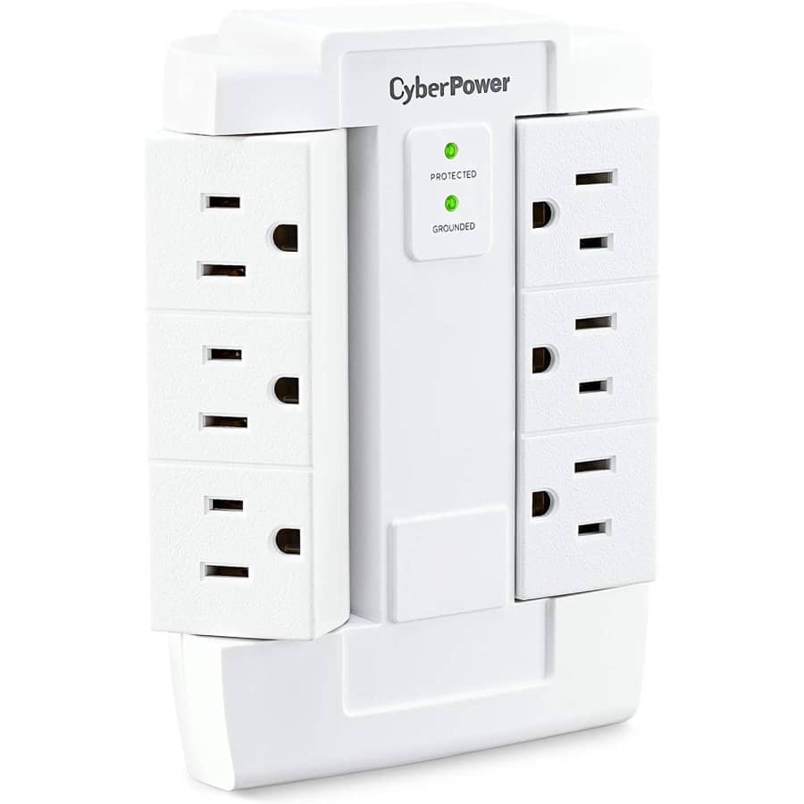 CyberPower 6-Outlet Swivel Surge Protector for $15 CyberPower 6-Outlet Swivel Surge Protector for $15