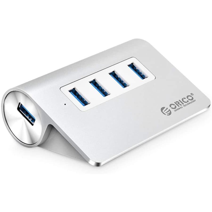 Orico 4-Port USB 3.0 Aluminum Hub for $13