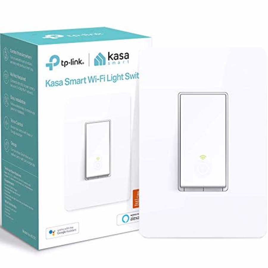 Kasa Smart Light Switch HS200, Single Pole, Needs Neutral Wire, 2.4GHz Wi-Fi Light Switch Works for $12
