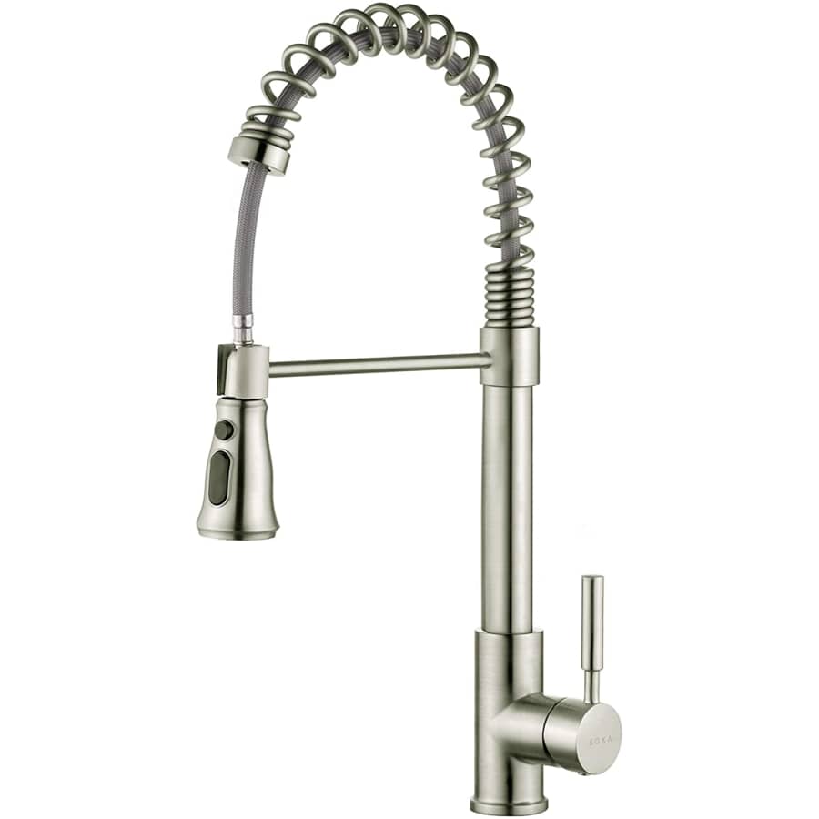 Soka Pull Down Kitchen Faucet with Sprayer for $58