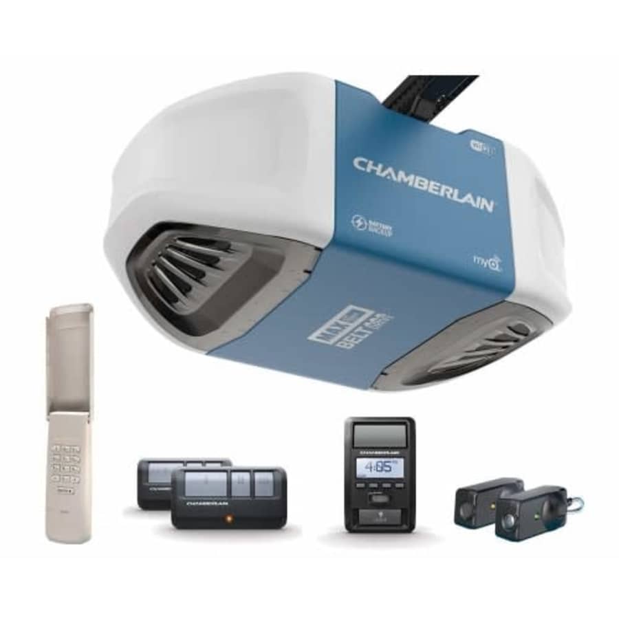 Chamberlain Smartphone-Controlled Belt Drive Garage Door Opener System for $239