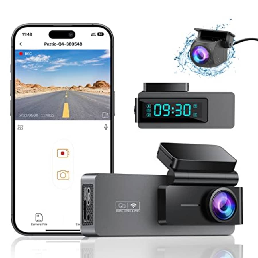 2K Dual Dash Cam for $90