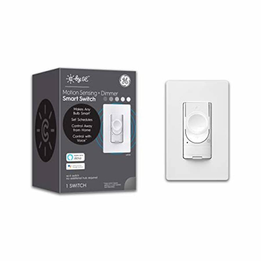C by GE 4-Wire Motion Sensing Switch Dimmer for Smart Bulbs- Works with Alexa + Google Home Without for $57