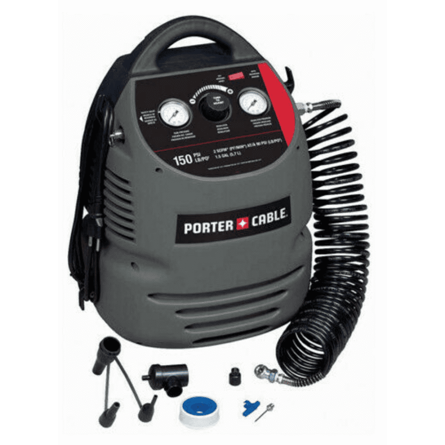 Porter-Cable 1.5-Gal. Air Compressor Kit for $127 Porter-Cable 1.5-Gal. Air Compressor Kit for $127