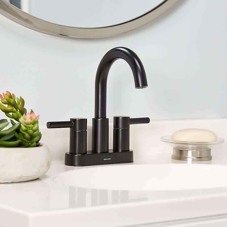 allen + roth Harlow 2-Handle WaterSense Bathroom Sink Faucet for $39 for members