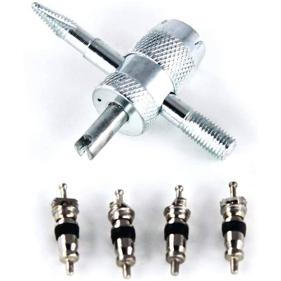 Slime 4-Way Valve Tool w/ 4 Valve Cores for $2