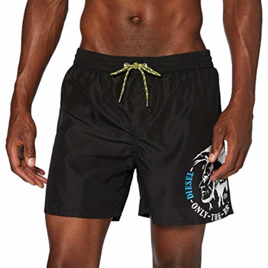 Diesel Men's BMBX-Wave 2.017 SW Boxer Medium, Black, X-Small for $40