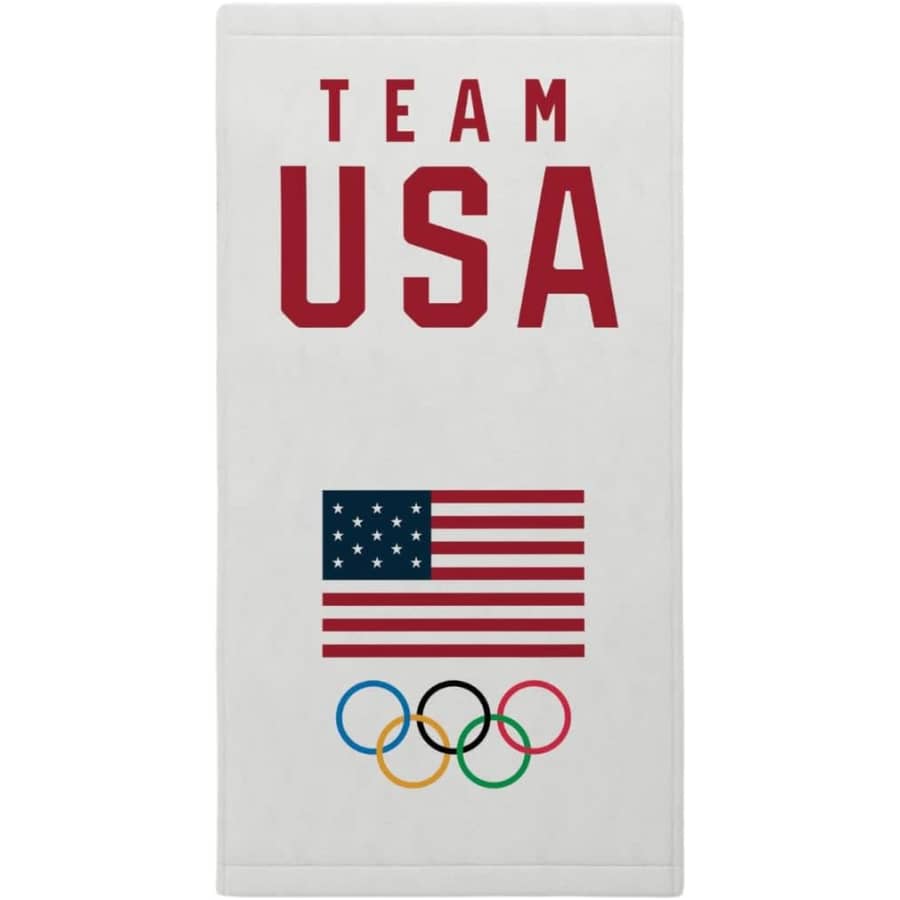 Franco Collectibles Team USA Paris Olympics Beach Towel for $9 Franco Collectibles Team USA Paris Olympics Beach Towel for $9