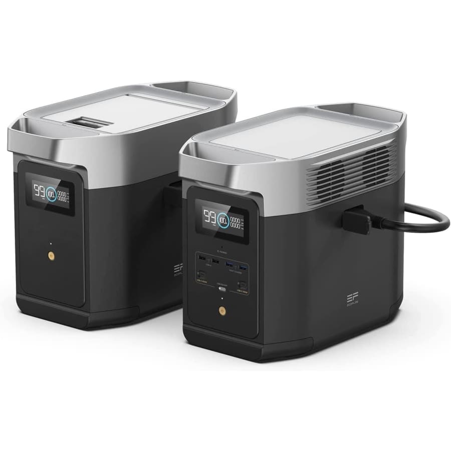 EF ECOFLOW Portable Power Station DELTA2 with Smart Extra Battery for $998 EF ECOFLOW Portable Power Station DELTA2 with Smart Extra Battery for $998